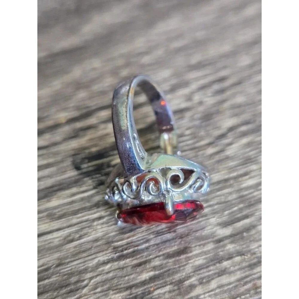 Vintage style (because it is) crystal ring